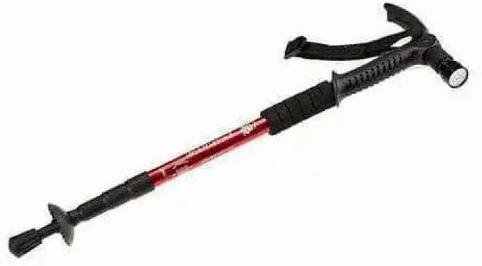Black Adjustable Nonslip Universal Mountain Strap Sturdy Travel Adult Trekking I Nordic Skiing Poles