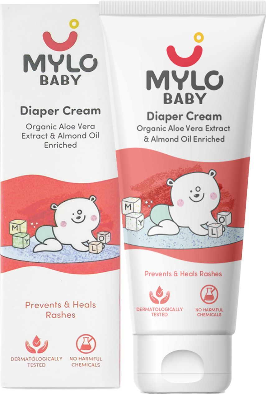 MYLO Baby Diaper Rash Cream | Heals & Prevents Rashes | With 15% Zinc Oxide-picture-27