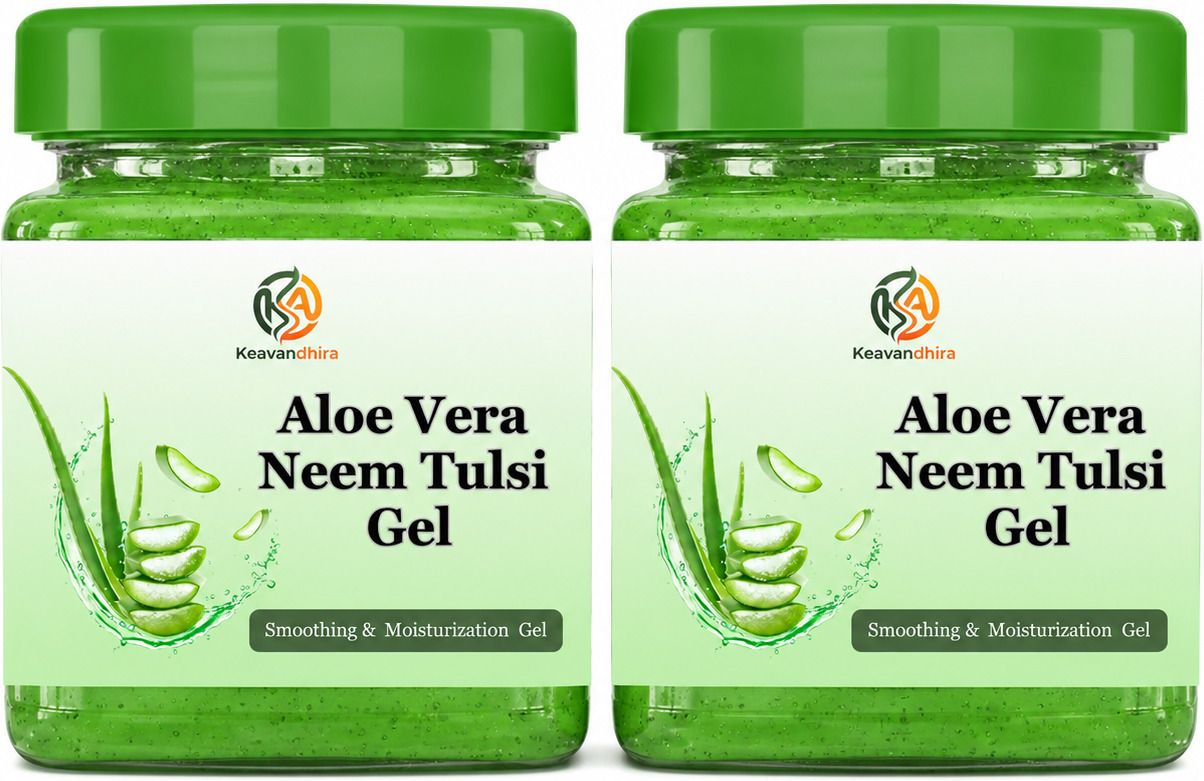 Keavandhira Aloevera Gel With Neem Tulsi | Hydrating & Soothing Gel for Acne Scars | 200g-image-23