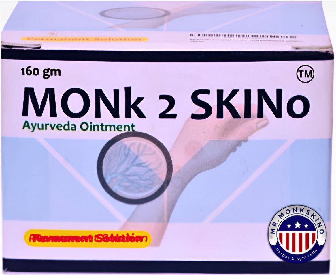 MONk 2 SKINo Monk 2 Skino herbal & Ayurveda balm ( cream) 160g For Ringworm itching-image-36