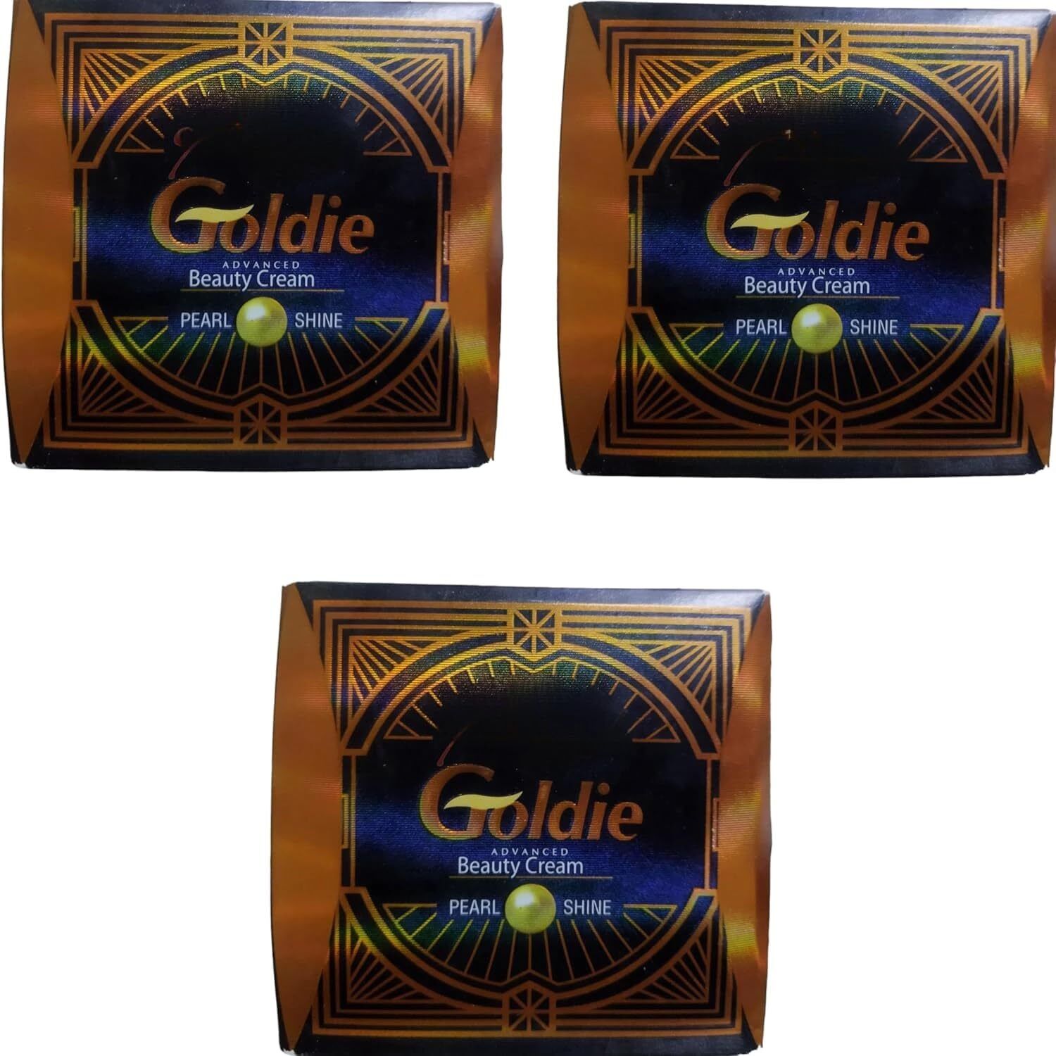 ENERZYME GOLDIE BEAUTY CREAM PEARL SHINE PACK OF 3PCS-image-2