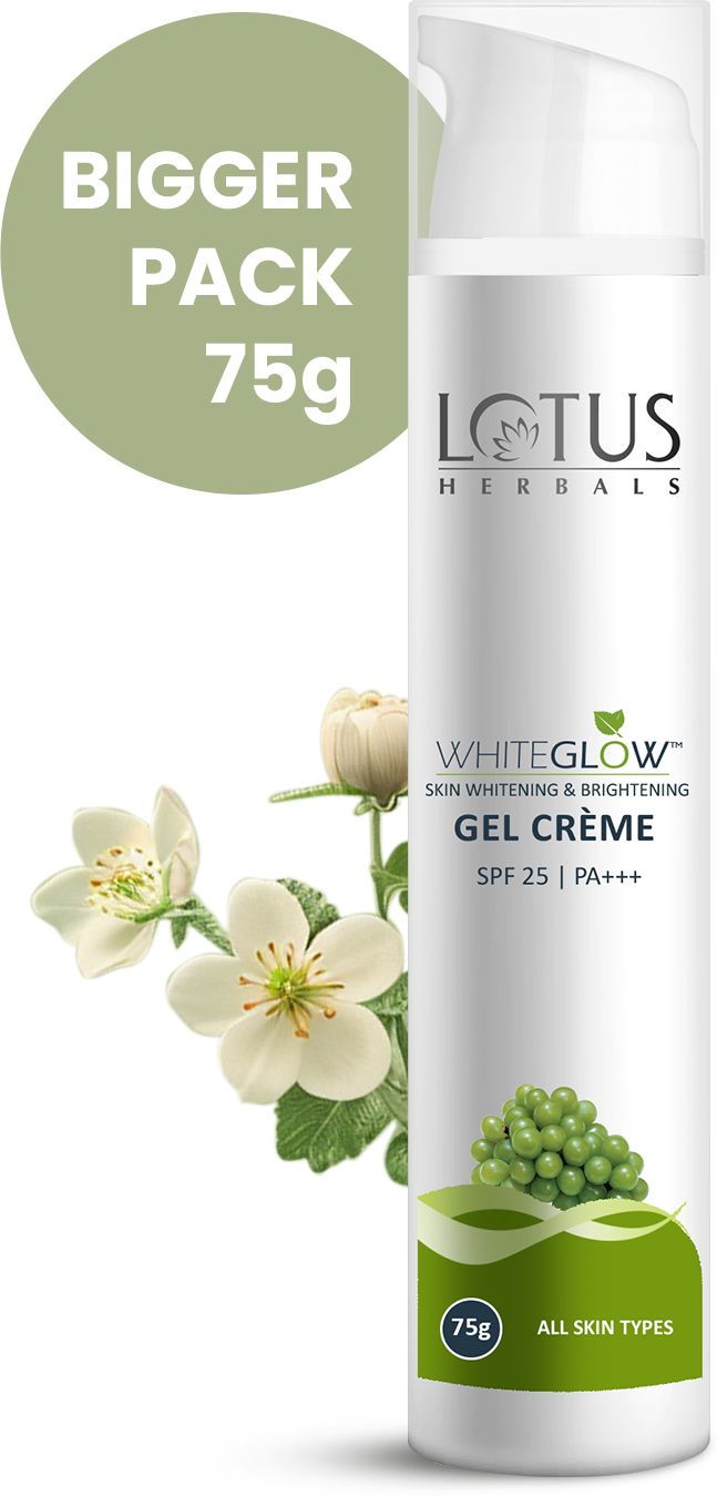 LOTUS HERBALS WhiteGlow Skin Whitening And Brightening Gel with SPF-25, for all skin types-picture-22