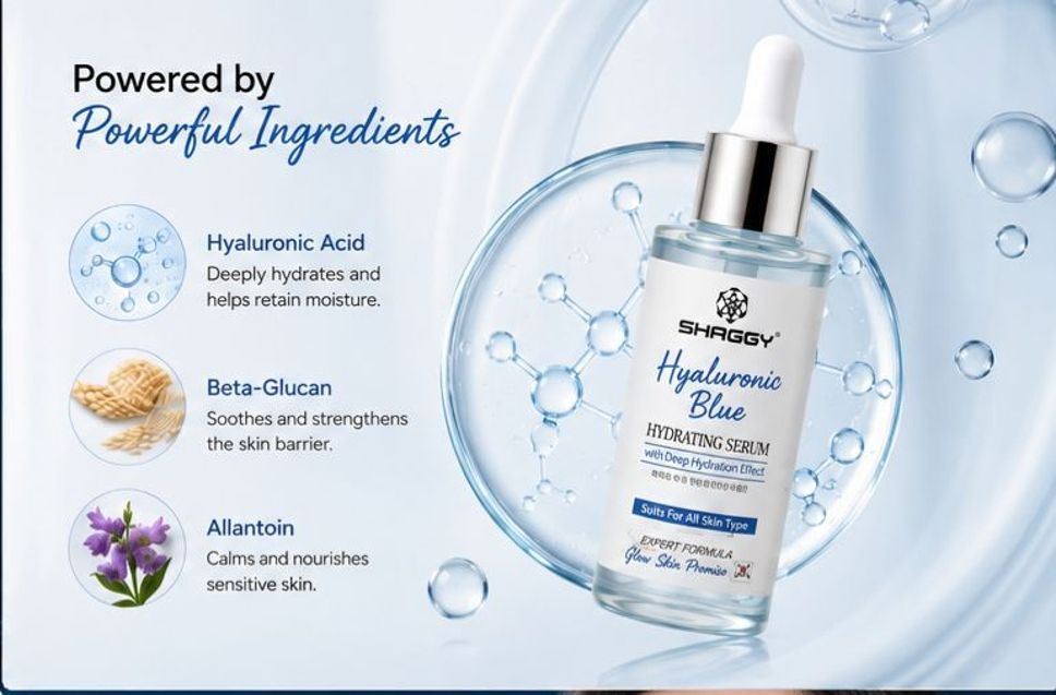 Qurielle Hyaluronic Blue Hydrating Serum For Face 50ml-image-8