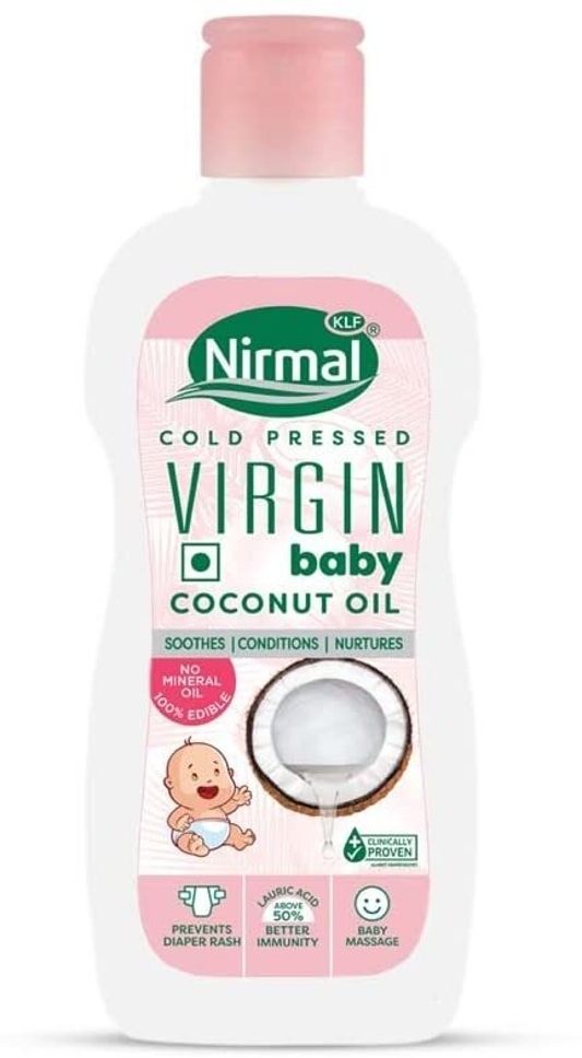KLF Nirmal Virgin Baby Coconut Oil | Baby Massage Oil-picture-12
