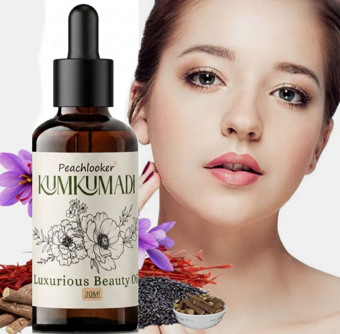 peachlooker Kumkumadi Luxurious Beauty Oil (30ml) – The Ultimate Ayurvedic Elixir for Natural Glow & Skin Radiance-image-46