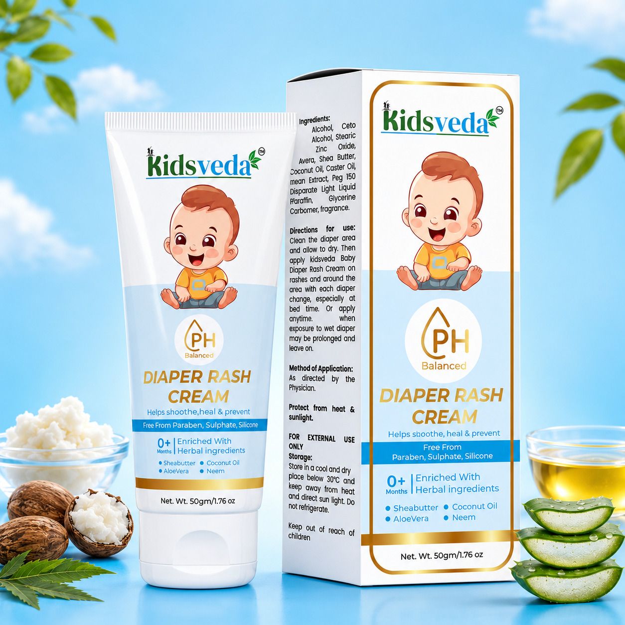 KIDSVEDA diaper rash cream 50gm-picture-14