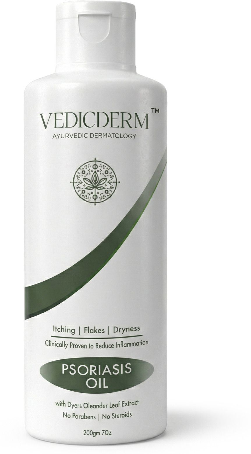 Vedicderm Psoriasis Oil | 2-in-1 Skin + Scalp Relief Natural Oil for Dry, Itchy, & Red & Flaky Skin (Pack of 1)-picture-28