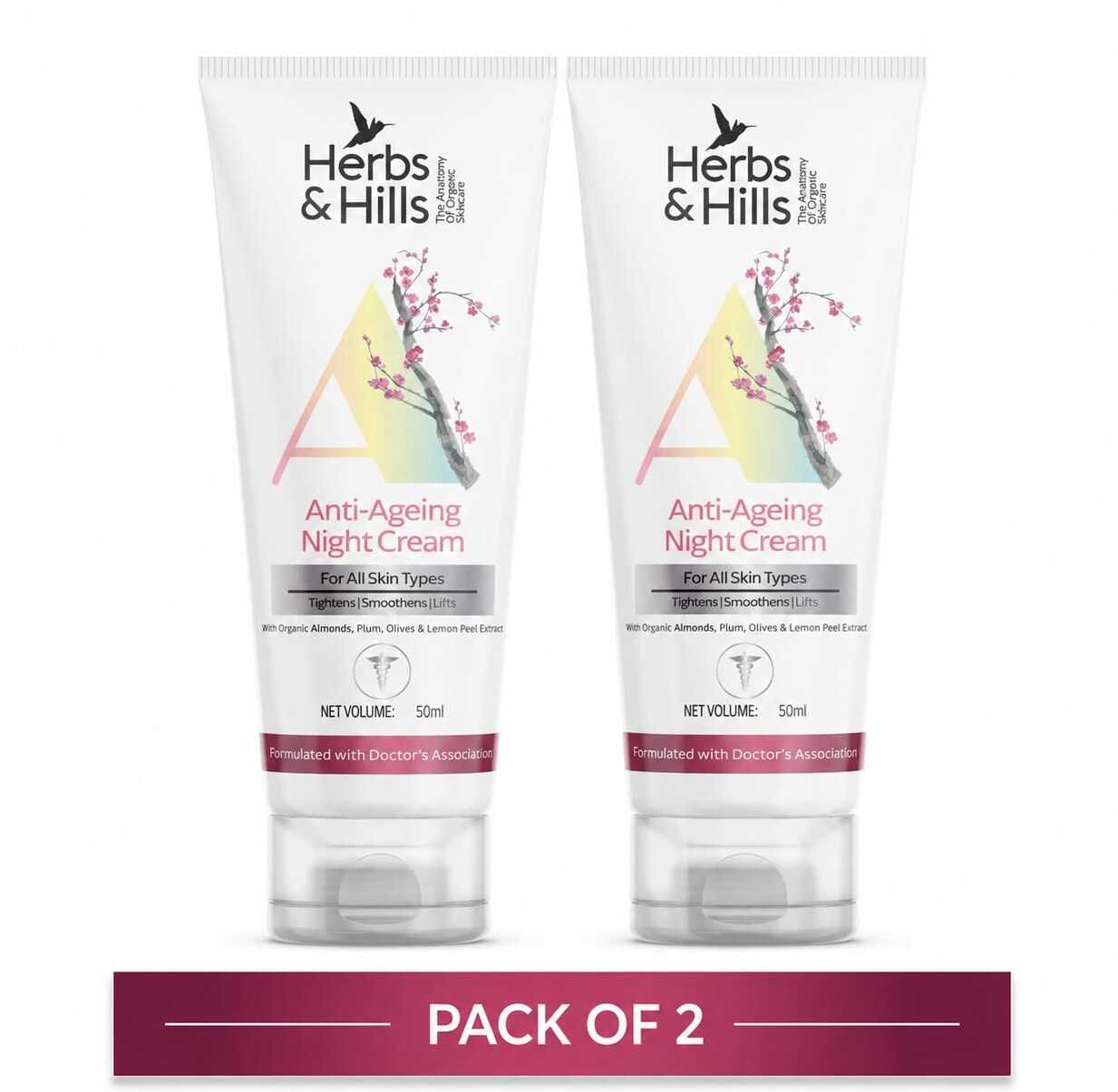 herbs & hills ANTI-AGEING NIGHT CREAM PACK OF 2 EACH 50ML (2X100ML)-picture-11