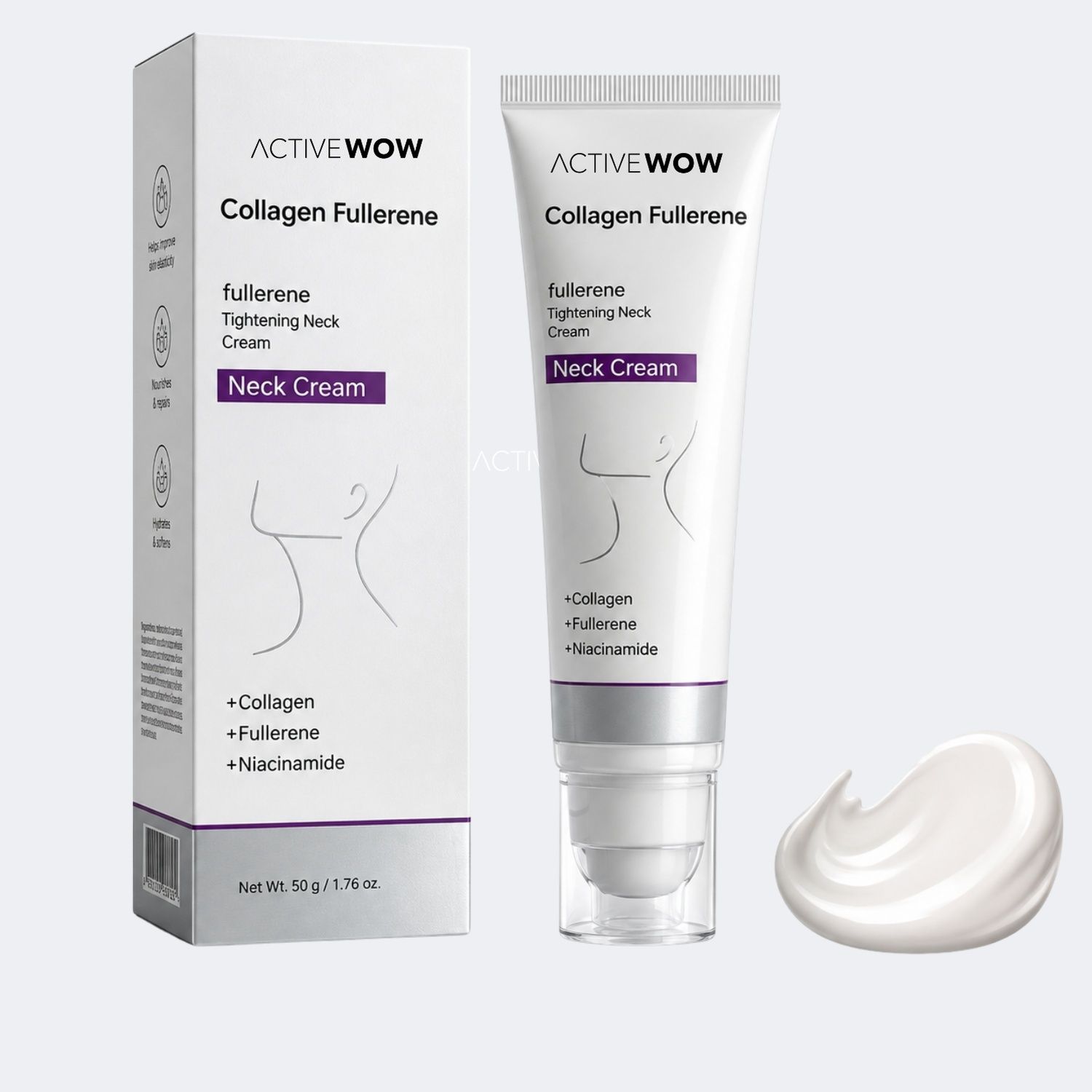 Active Wow Collagen Fullerene Moisturizer Cream for Neck Care-image-37