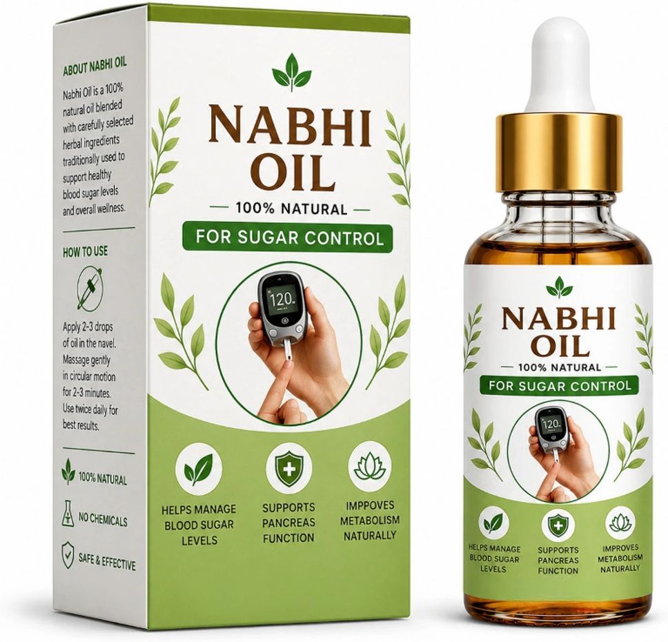 Suniqo Nabhi Oil for Sugar Control Blood Sugar Support, Control sugar Cravings Ayurvedic Navel Oil Therapy for Overnight Treatment-image-44