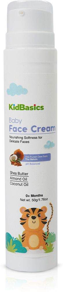 kidbasics Baby Face Cream for Moisturizing | Shea Butter & Aloe Vera | Gentle Skin Care-picture-16