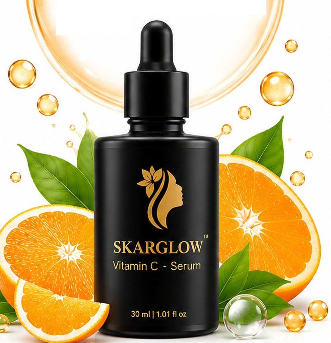 Skarglow Vitamin C Face Serum with Hyaluronic Acid & Niacinamide for Skin Brightening, Dark Spots, Acne Marks & Glass Glow Skin-image-35