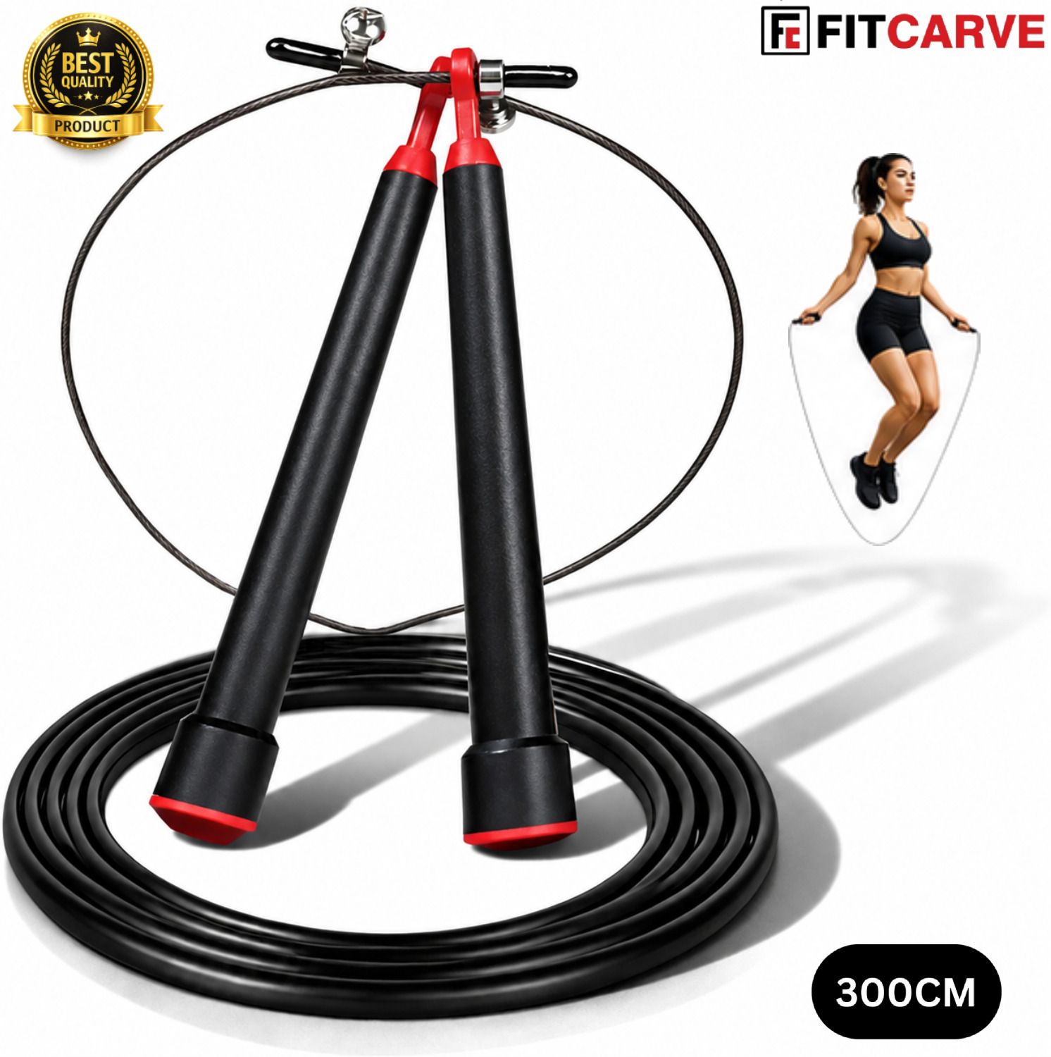 Adjustable Steel Cable Jump Rope for Fitness Sports Men Women Kids Exercise Freestyle Skipping Rope-image-32