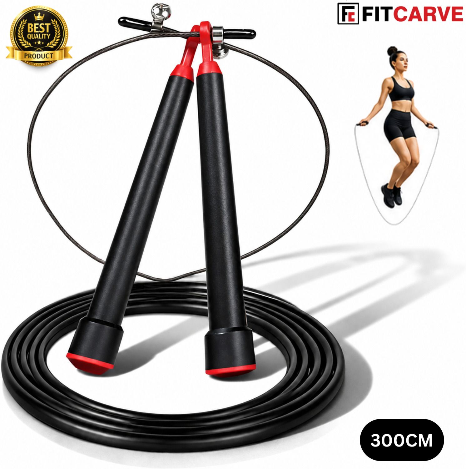 Adjustable Steel Skipping Rope for Speed Gym Exercise Cardio Training Daily Freestyle Skipping Rope-image-43