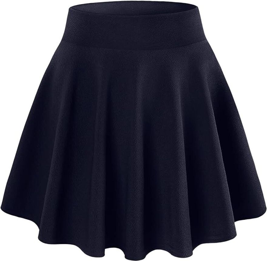 alyne Women Solid Regular Blue Skirt-picture-21