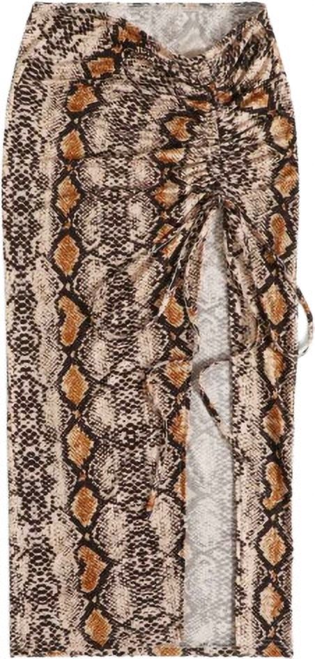 jinjinfashion Women Printed Pencil Multicolor Skirt-picture-27