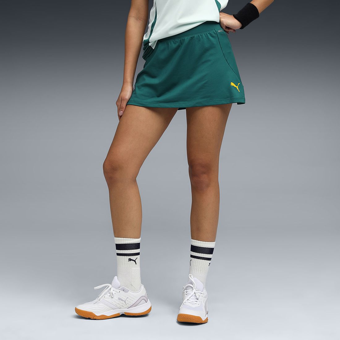 puma Women Solid Regular Green Skirt-picture-15