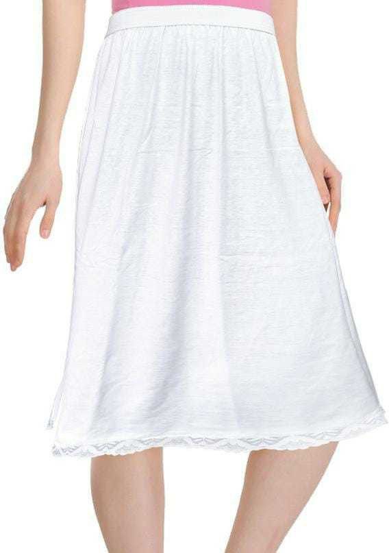 happilo creations Women Solid A-line White Skirt-picture-10