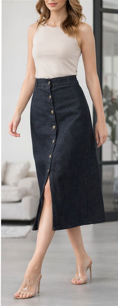 msnkapprel Women Solid Regular Black Skirt-picture-13