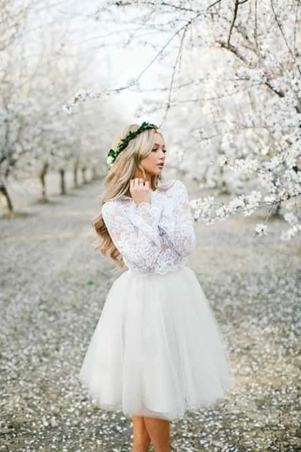 mirvacrafts Women Solid Flared White Skirt-picture-11