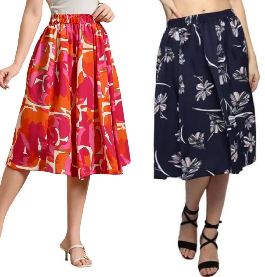 maiyyaco Women Printed Regular Multicolor Skirt-picture-40