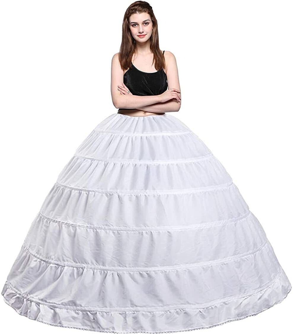 dollfashion Women Applique Layered White Skirt-picture-17