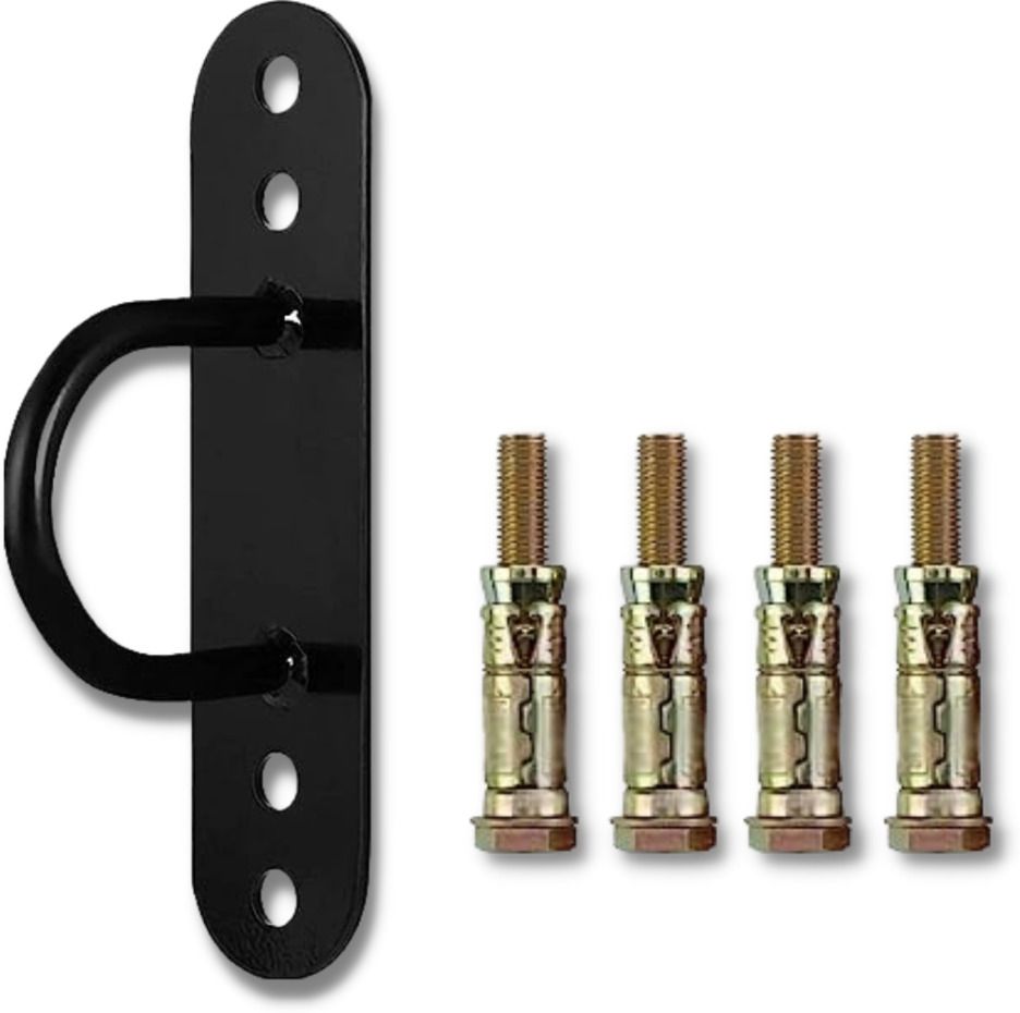 wall mount d anchour battle rope hook for home solid metal wall mount Slackline Ground Screw