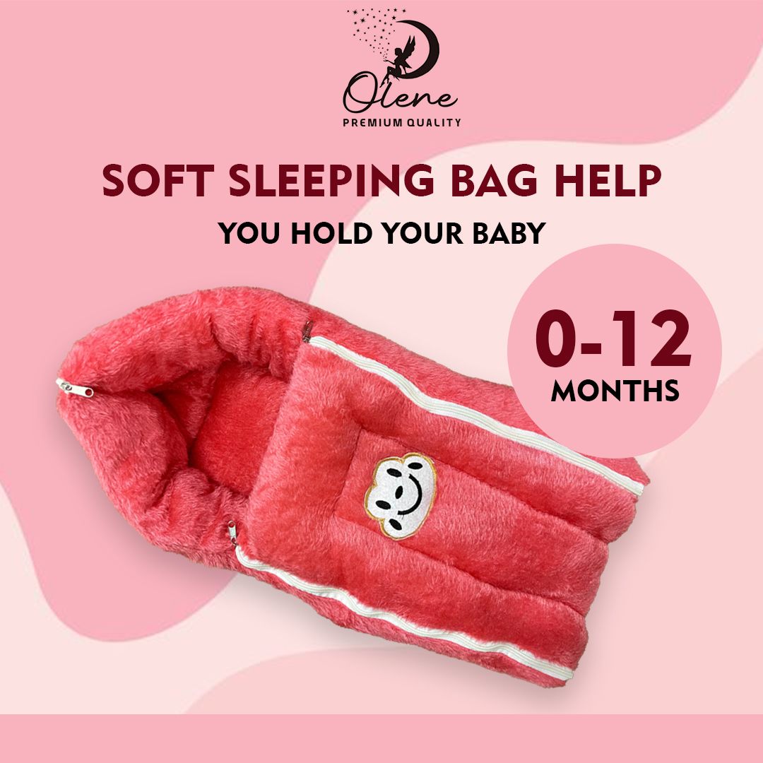 3 in 1 Baby Carry Nest Sleeping Bag & Mattress Soft & Comfortable Sleeping Bag-image-15