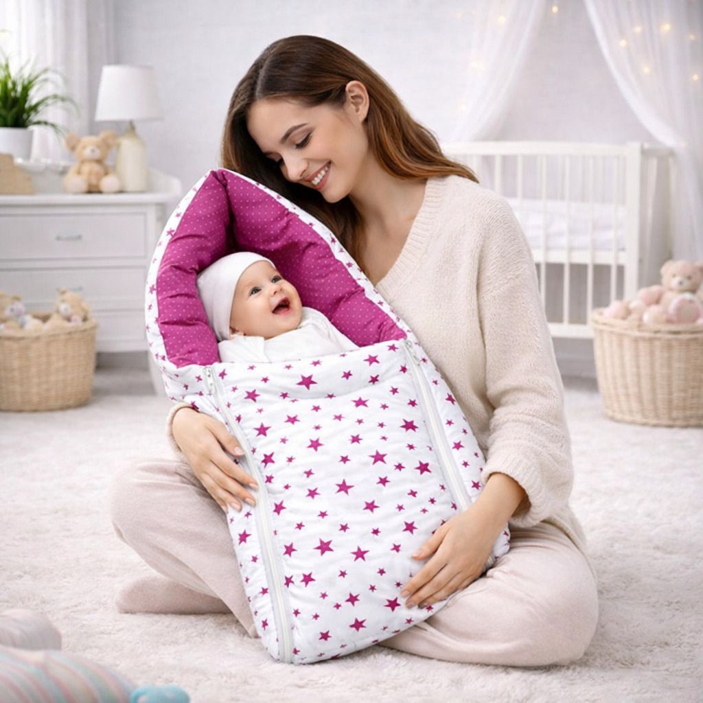 baby desire Pink Dot Star BC Sleeping Bag-picture-7