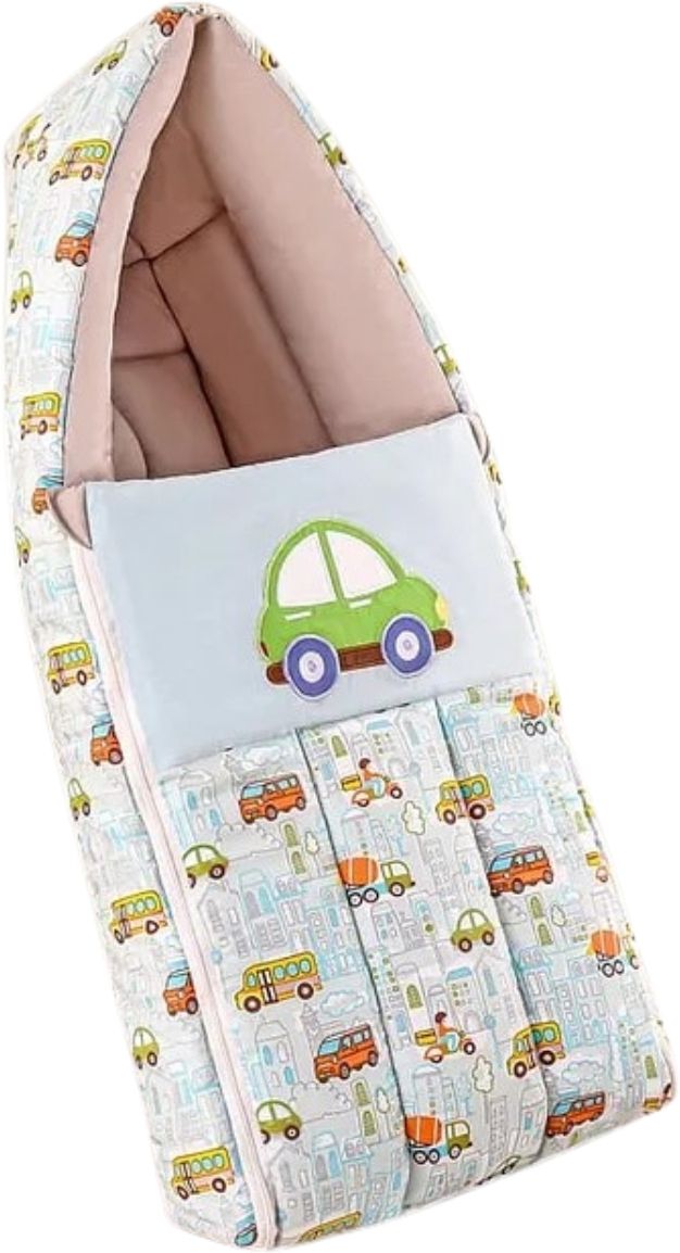 het creation 3 in 1 Velvet Baby Sleeping Bag & Carry Nest Zarvika No No-picture-14