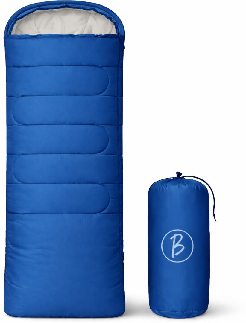 btag Sleeping Bag for Camping & Travel| Regular Size | Lightweight 1KG | Blue Sleeping Bag-picture-33