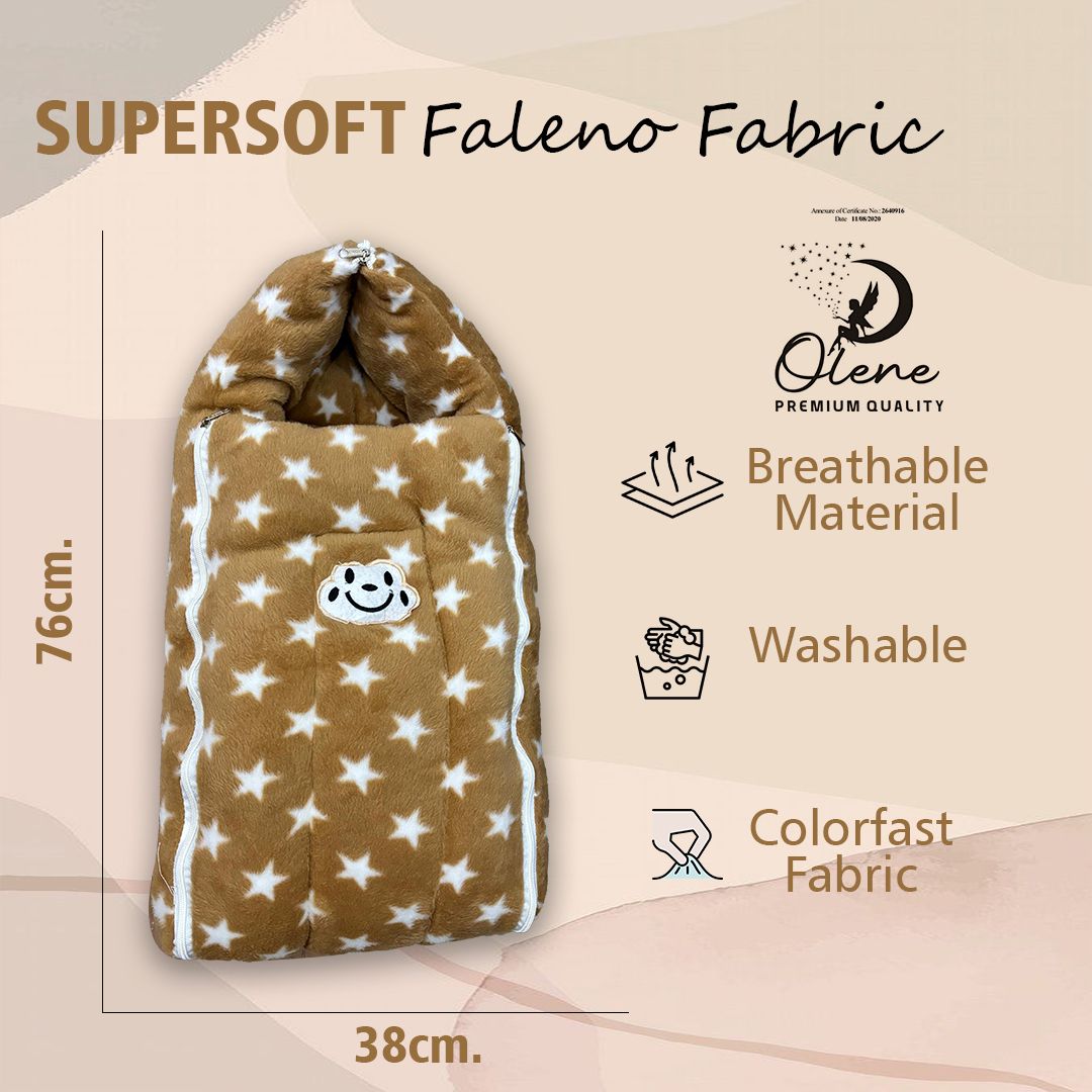 olene Kids Cotton Bedding With Cum Carry Bag Easy To Carry babies Comfortable Sleeping Bag-picture-6