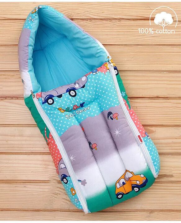 het creation 3 in 1 Velvet Baby Sleeping Bag & Carry Nest Zarvika No No-picture-16