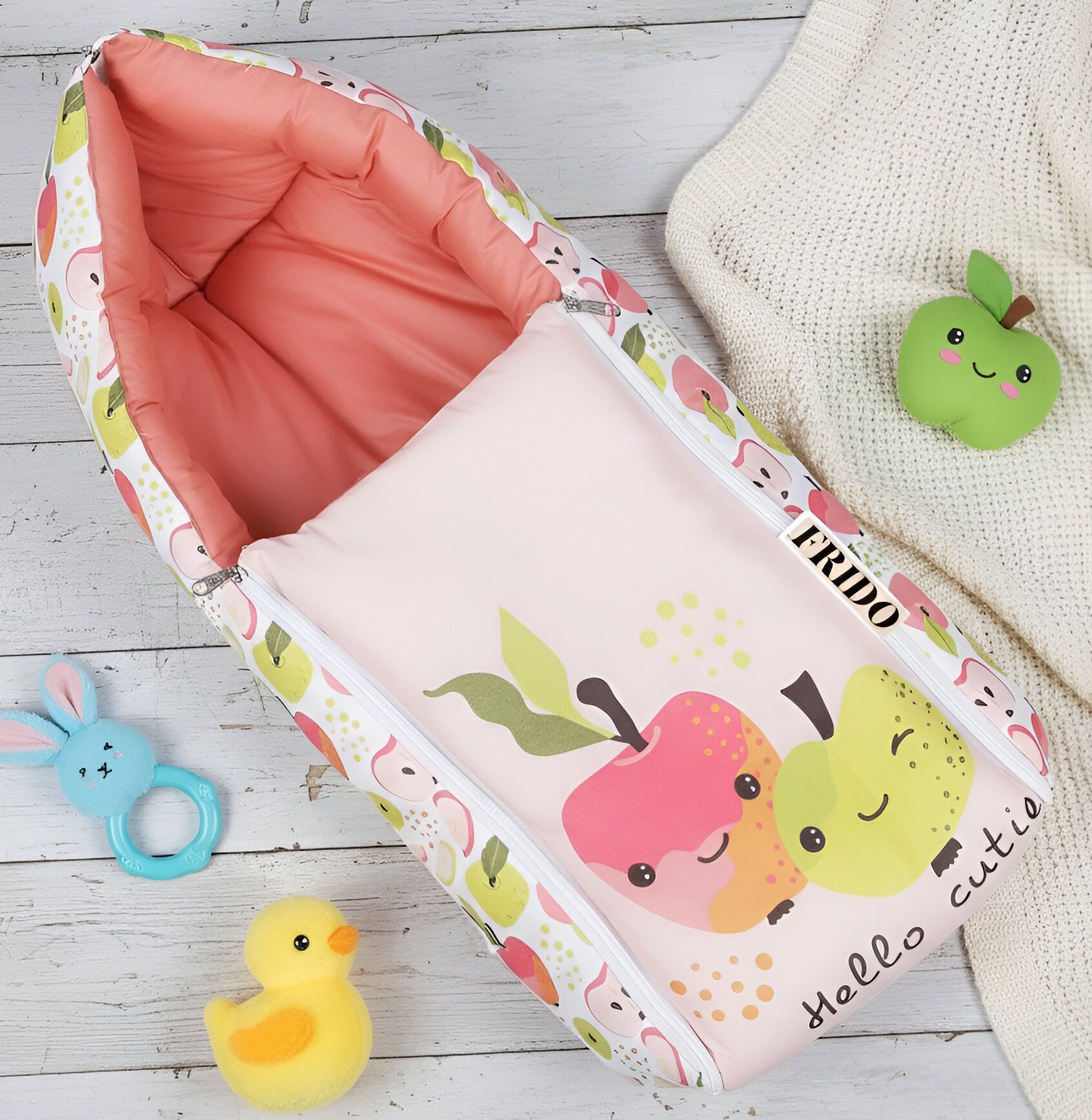 Baby Sleeping Bag 3in1 Cotton Comfortable For New Born Baby Carry Bag 0-12 Month Sleeping Bag-image-40