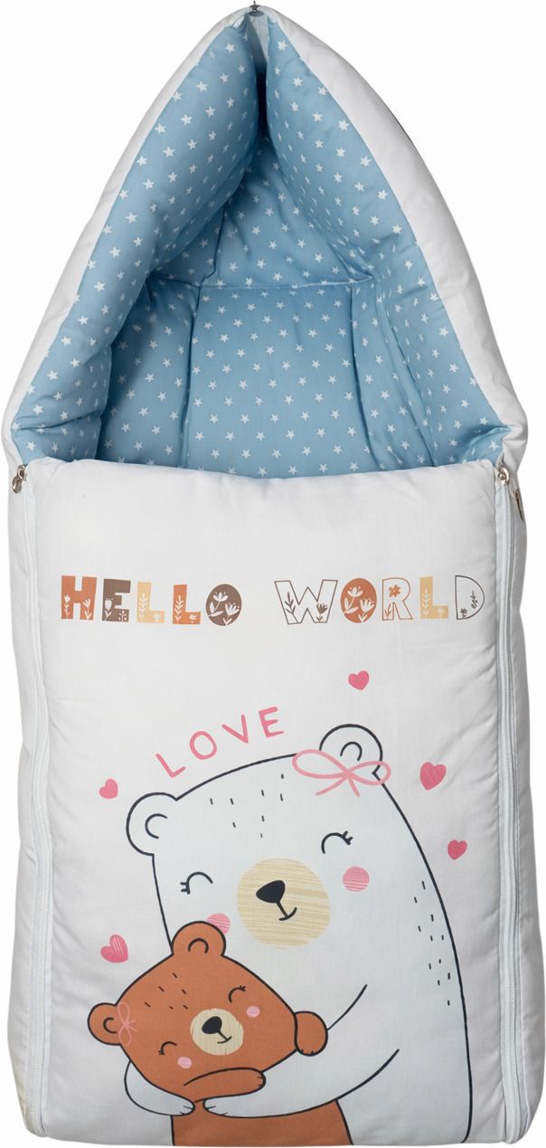 Baby Sleeping Bag for Newborn|Soft Cotton Baby Wrapper |Hooded BabyBlanket|0–6M Sleeping Bag-image-31