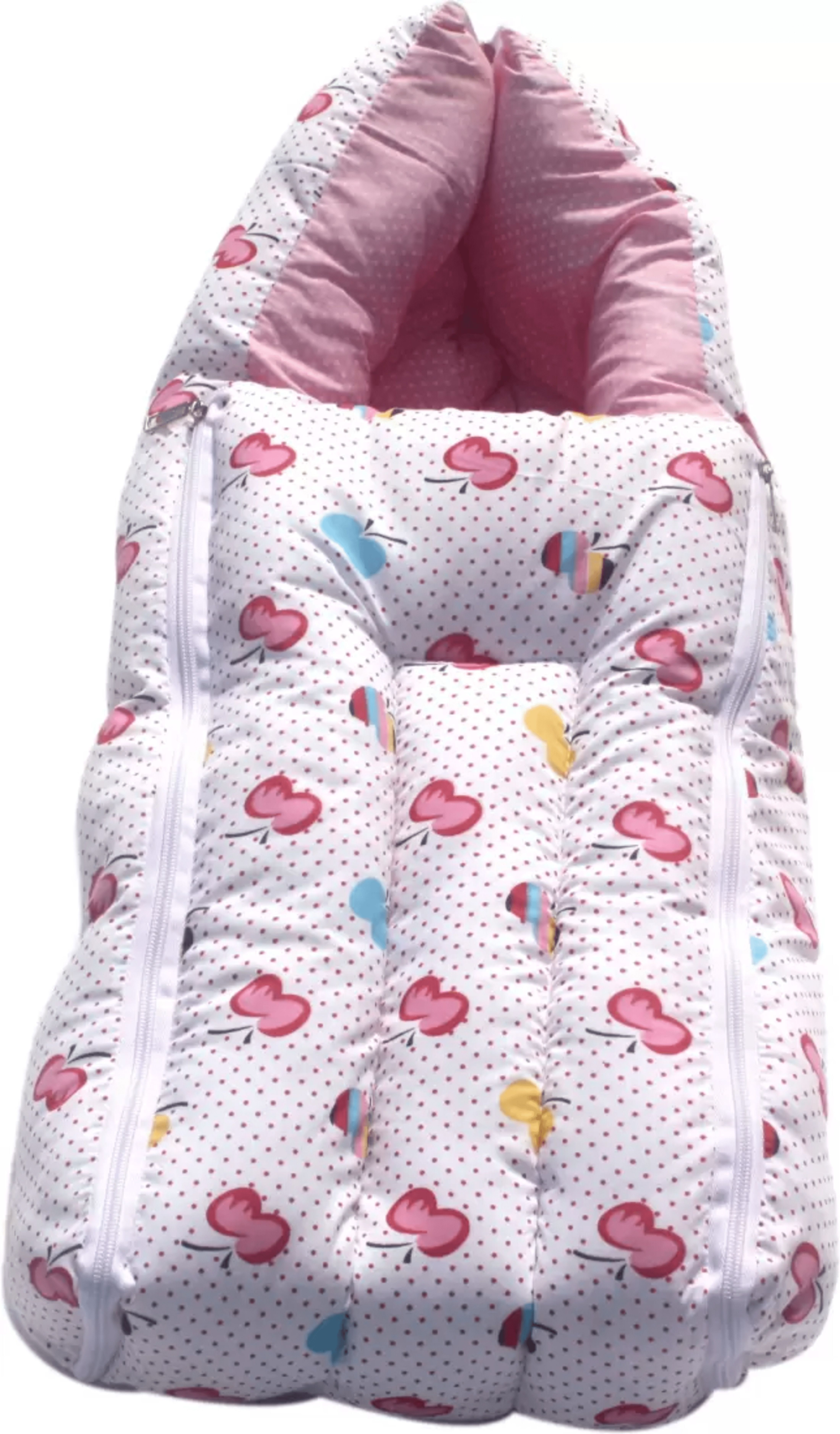 adore stuff Comfortable Newborn Baby Sleeping Bed Combo with Net & Cushion Sleeping Bag-picture-13