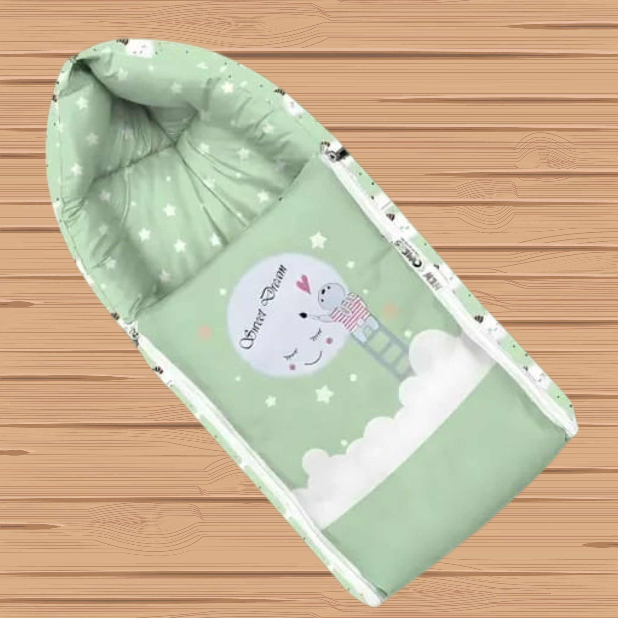 3 in 1 Baby Sleeping Bag and Carry Nest,Cotton for new born baby(BABY MOON) Sleeping Bag-image-19