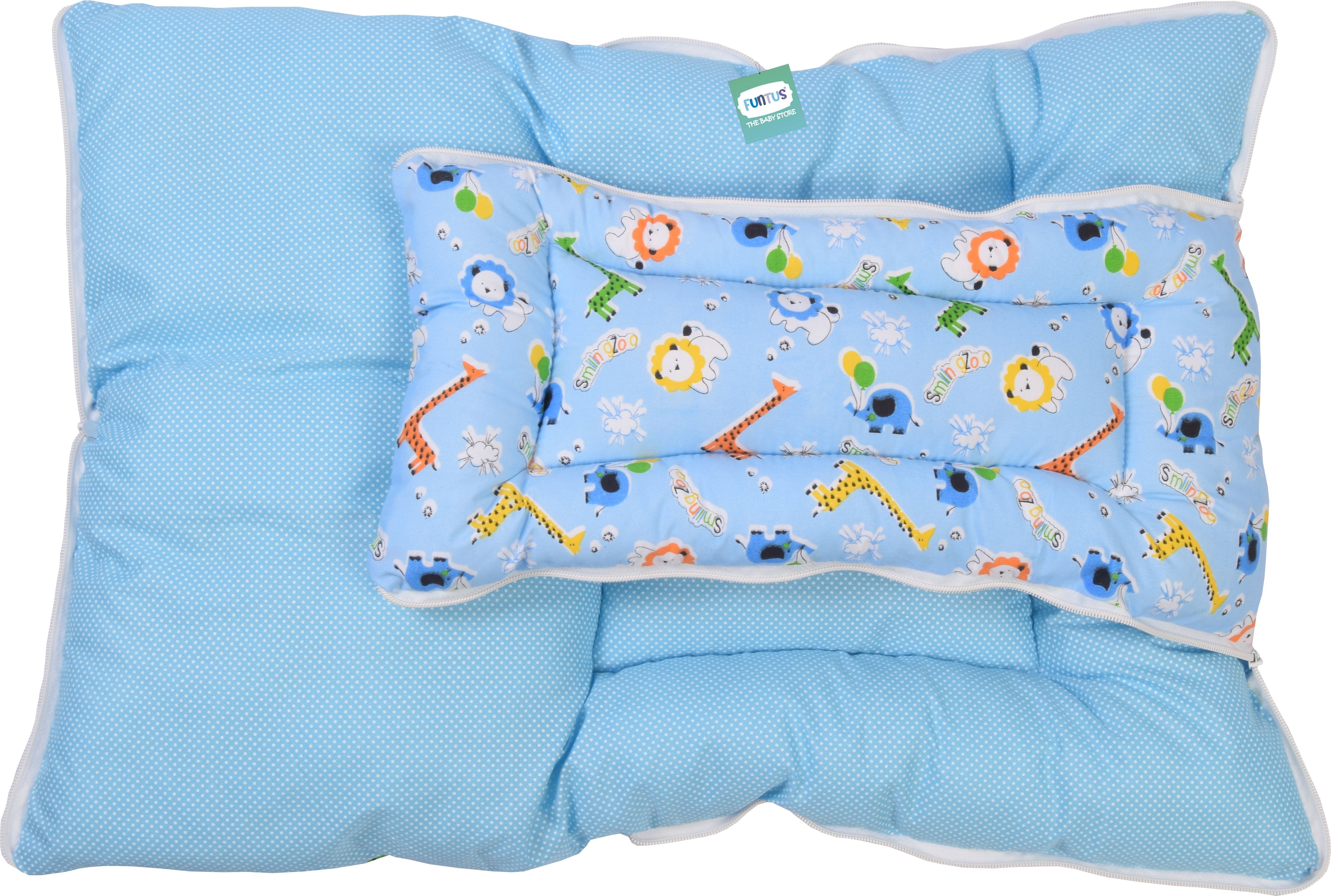 adore stuff Soft Cotton Baby Sleeping Bed with Net & Pillow Combo Sleeping Bag-picture-20