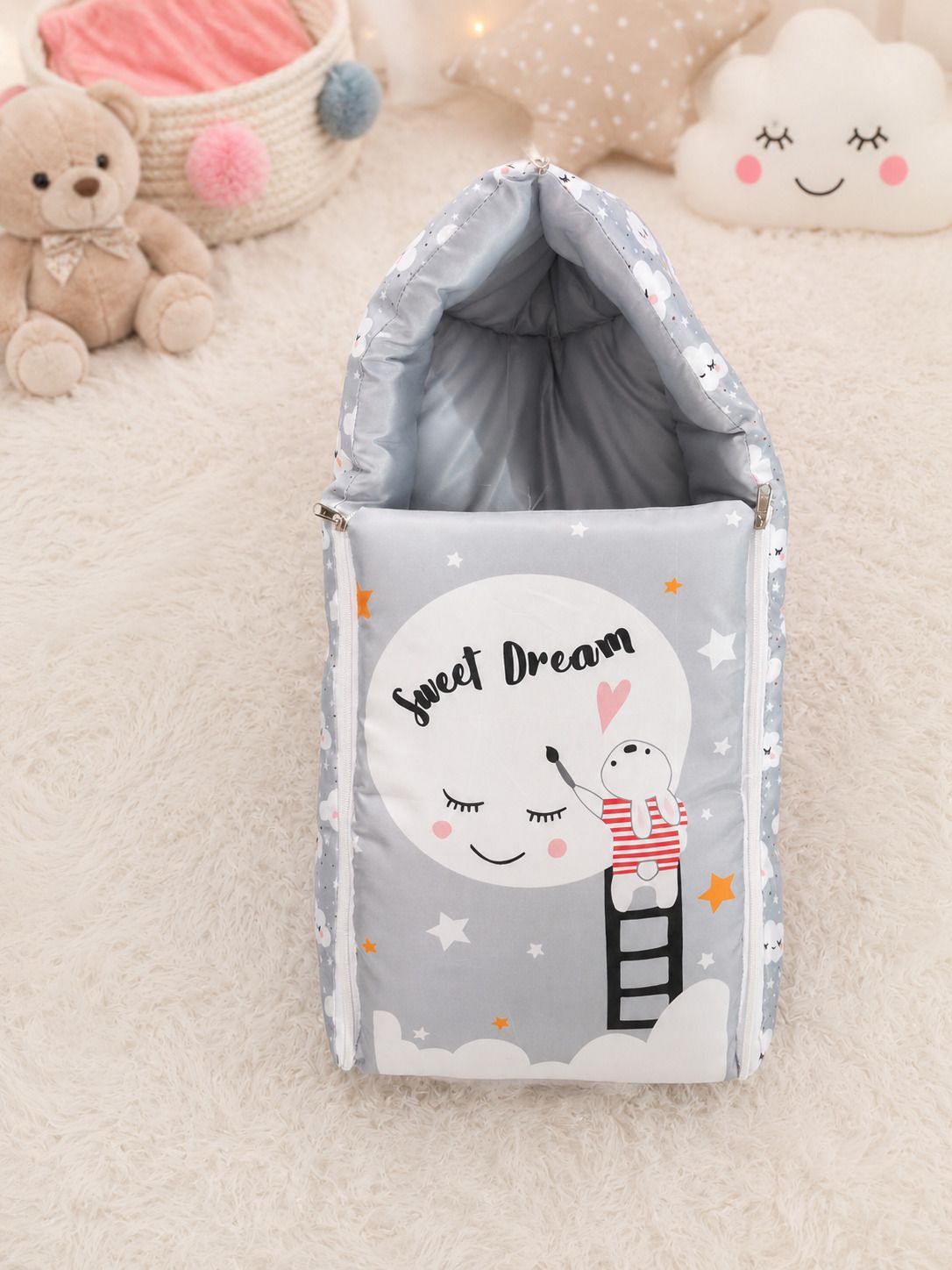 grey sweet dream baby sleeping bag 3 in 1 Sleeping Bag-image-32