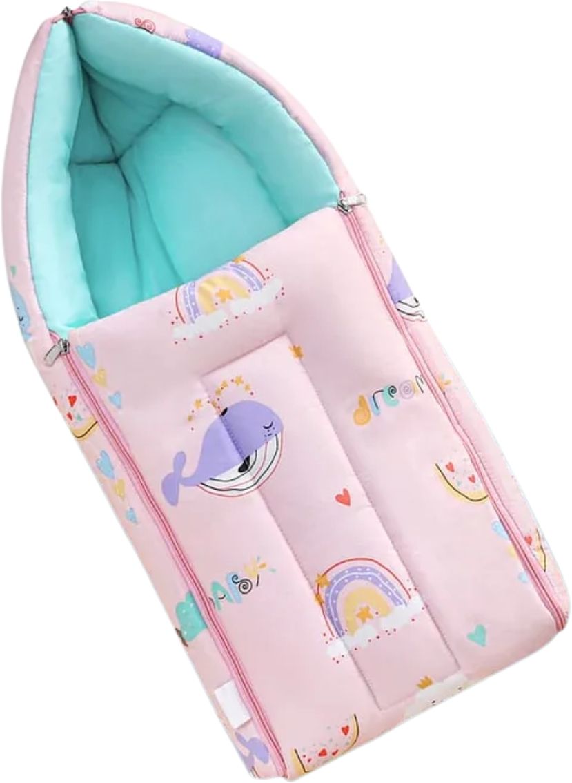 het creation 3 in 1 Velvet Baby Sleeping Bag & Carry Nest Zarvika No No-picture-45