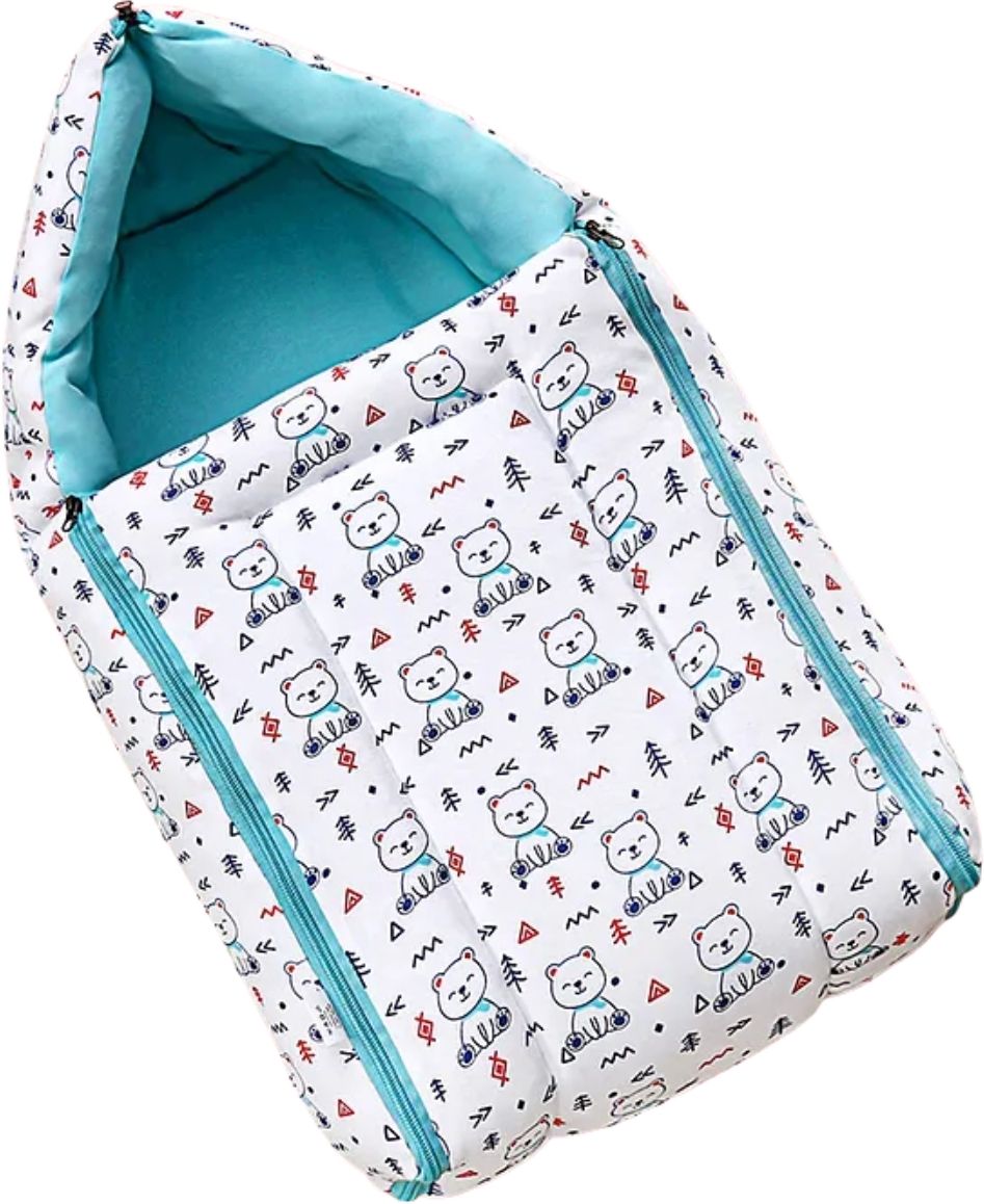 het creation 3 in 1 Velvet Baby Sleeping Bag & Carry Nest Zarvika No No-picture-27