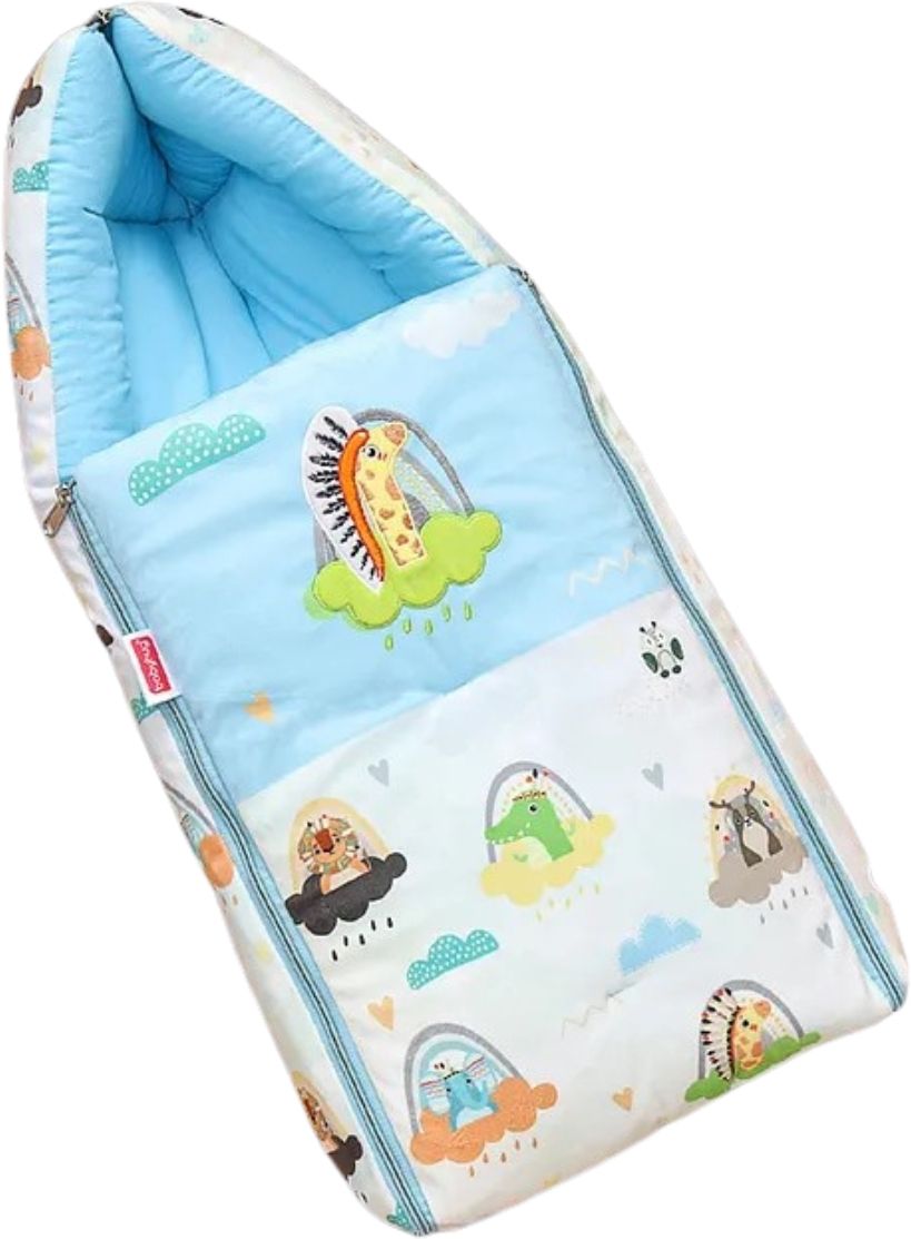 het creation 3 in 1 Velvet Baby Sleeping Bag & Carry Nest Zarvika No No-picture-20