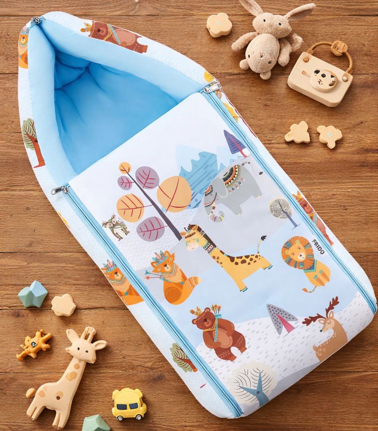 clothina Baby Sleeping Bag 3in1 Cotton Comfortable For New Born Baby Carry Bag 0-12 Month Sleeping Bag-picture-2