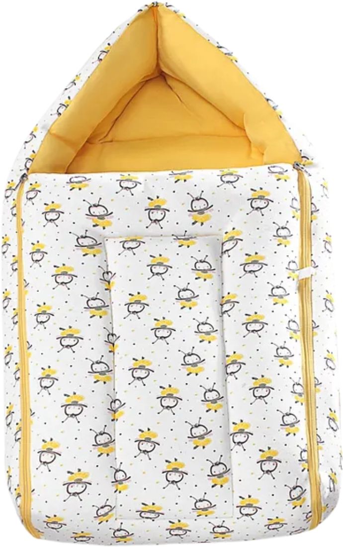 het creation 3 in 1 Velvet Baby Sleeping Bag & Carry Nest Zarvika No No-picture-10