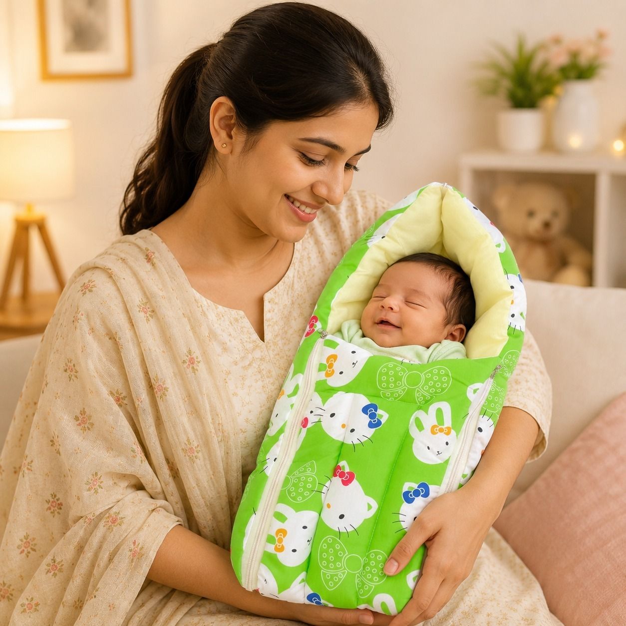 qoc New Born baby sleeping & carry bag for kids (0-6 Month) Sleeping Bag-picture-23