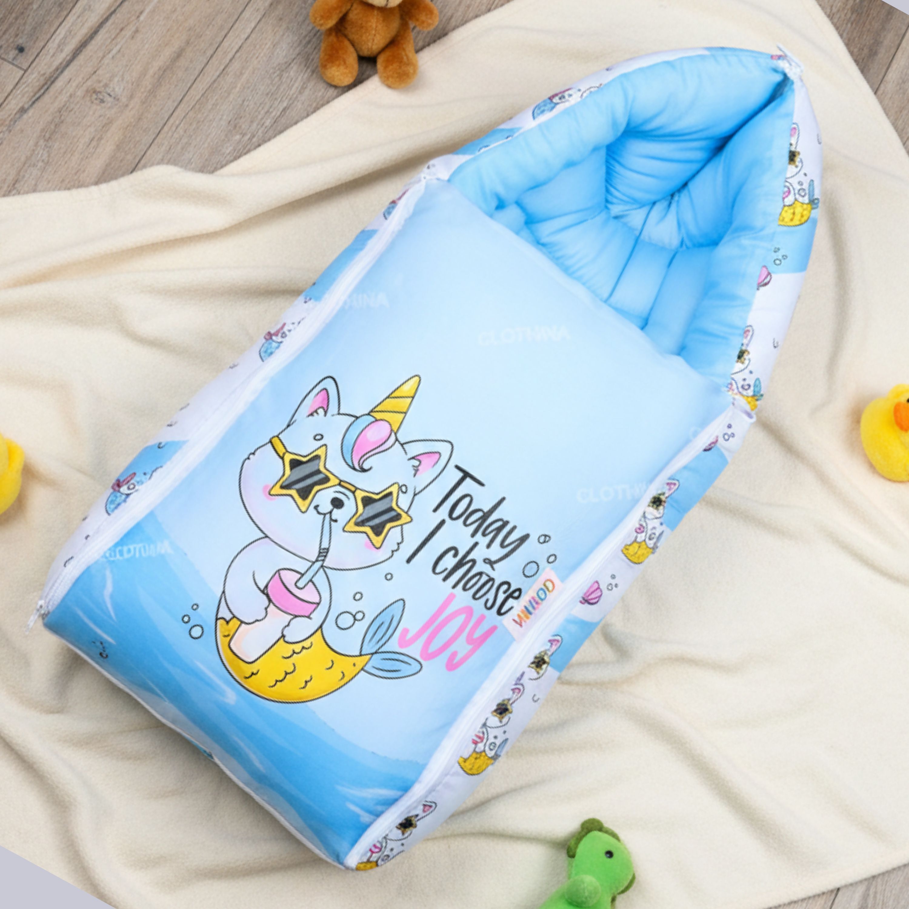Baby Sleeping Bag 3in1 Cotton Comfortable For New Born Baby Carry Bag 0-12 Month Sleeping Bag-image-41