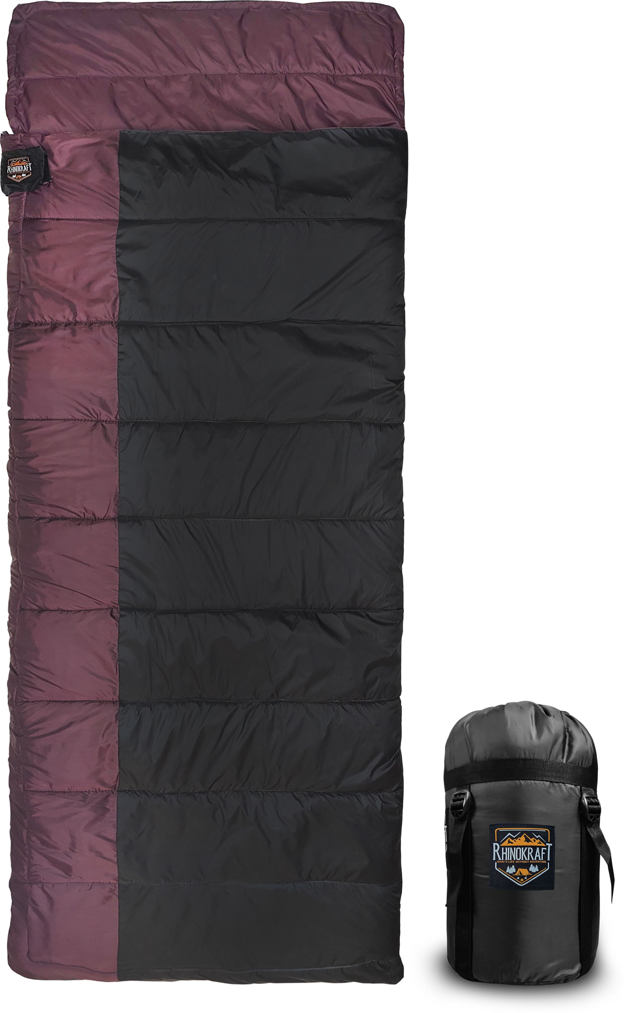 rhinokraft Premium Quality ! Light Weight ! Plus Size ! 1.2 KG ! 10 Degree Sleeping Bag-picture-25