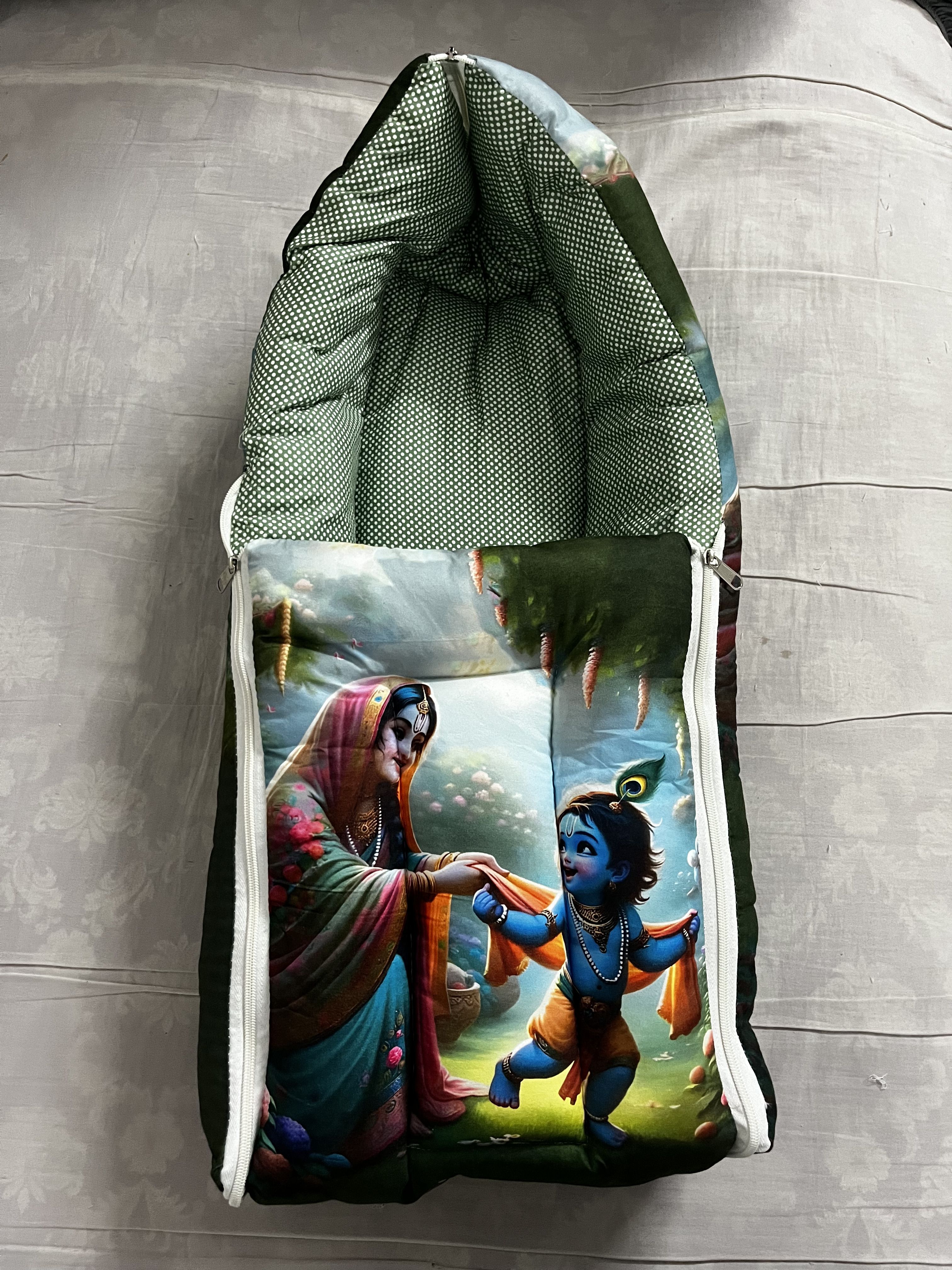 fuleshwar Baby Sleeping Bag for Newborn Soft Cotton & Comfortable Baby Bedding Bag Infant Sleeping Bag-picture-10