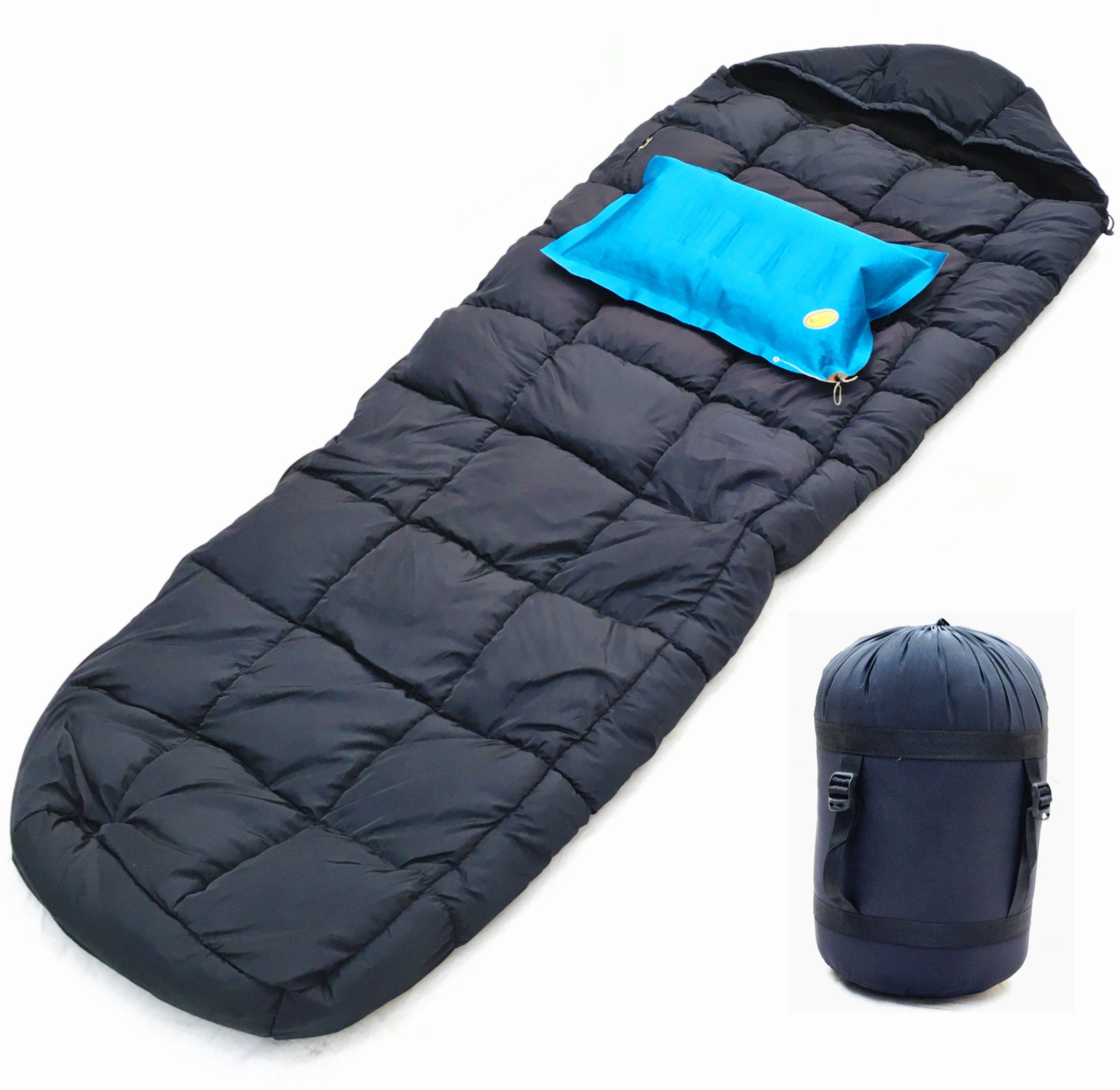 aim emporium Sleeping Bags& Air Pillow For Camping Travelling in 5 Degree For Single Person Sleeping Bag-picture-13