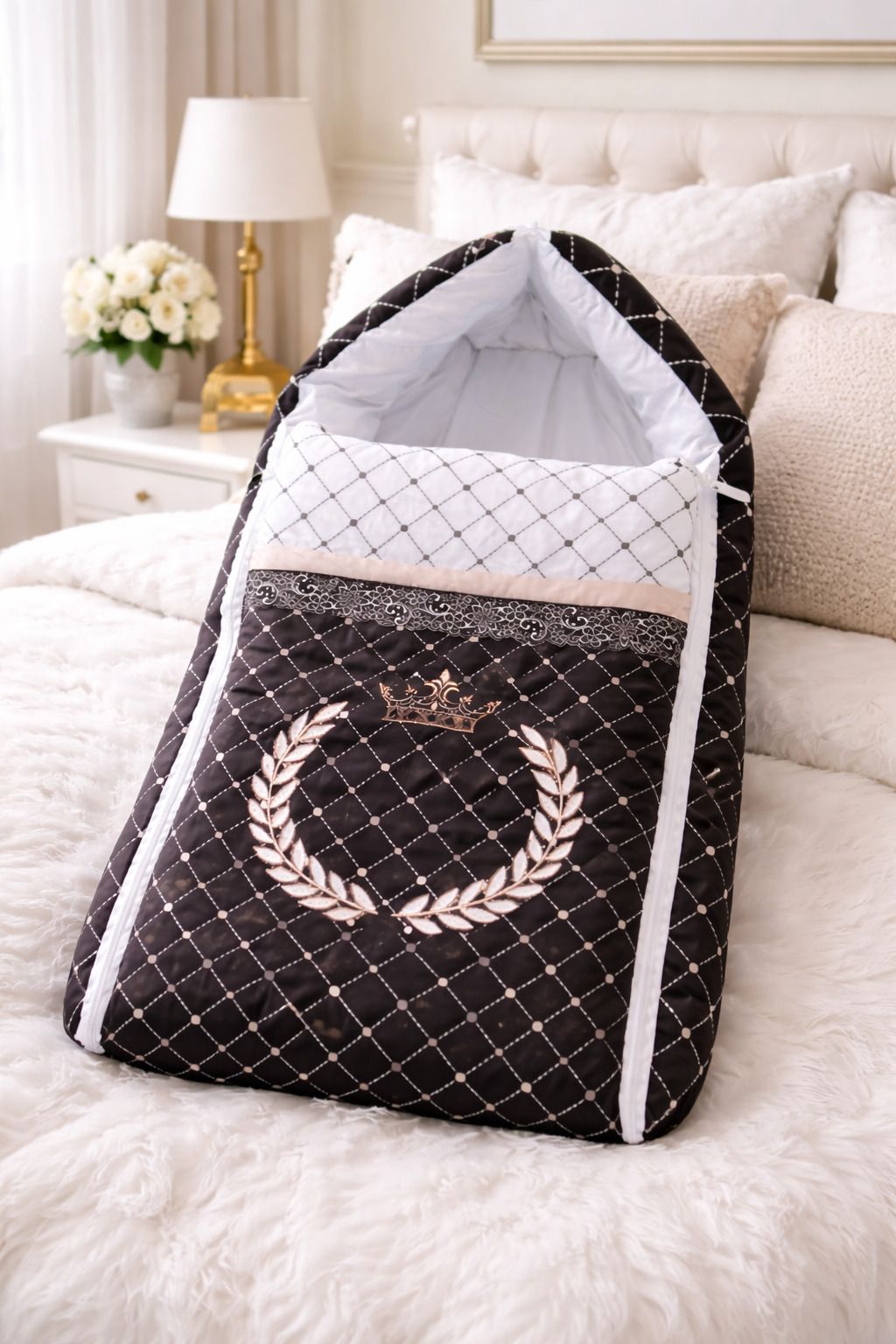 Premium Cotton Baby Sleeping Bag with Zip | Warm & Soft Nest Sleeping Bag-image-21